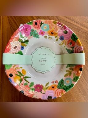 4 NWT Rifle Paper Co. Garden Party Everyday Bowls